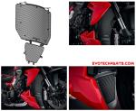 Ducati Diavel V4 from 2023 Water and oil cooler protection from Evotech Performance